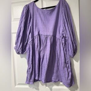 Purple Women's mini dress
